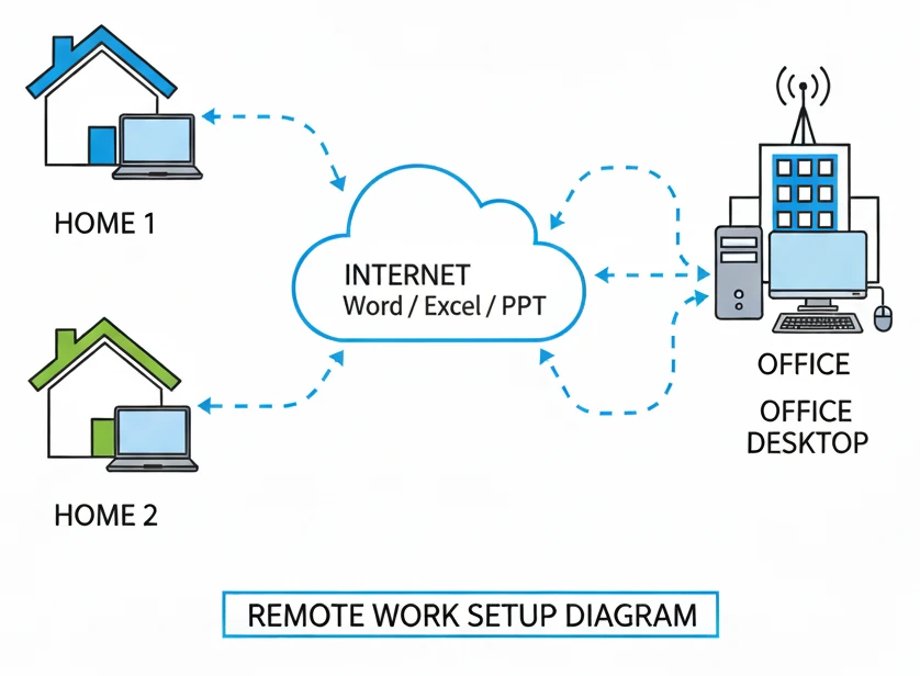 Virtual LAN (access Windows Share from home)